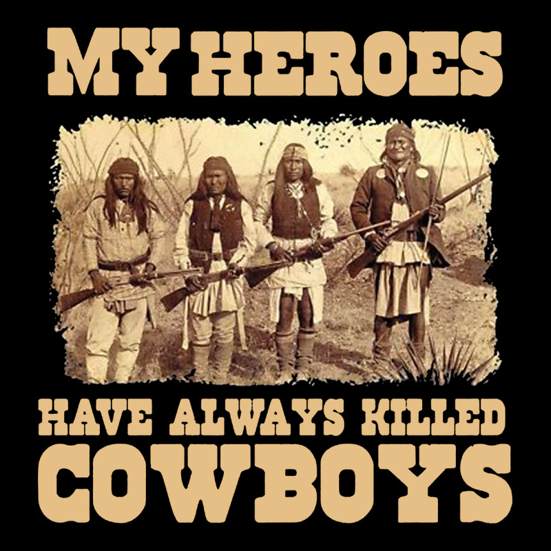 My Heroes Have Always Killed Cowboys Retro Heavy Core Tee by linhVisuals | Teevron