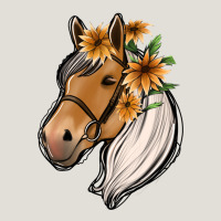Floral Horse Heavy Core Tee | Teevron