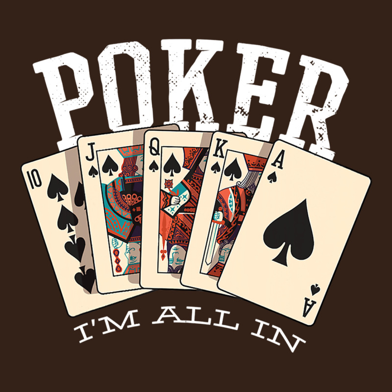 Poker All In Royal Flush Lucky Casino Heavy Core Tee by linhVisuals | Teevron