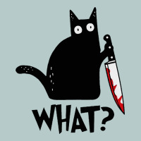 Halloween Cat With Knife What Heavy Core Tee | Teevron