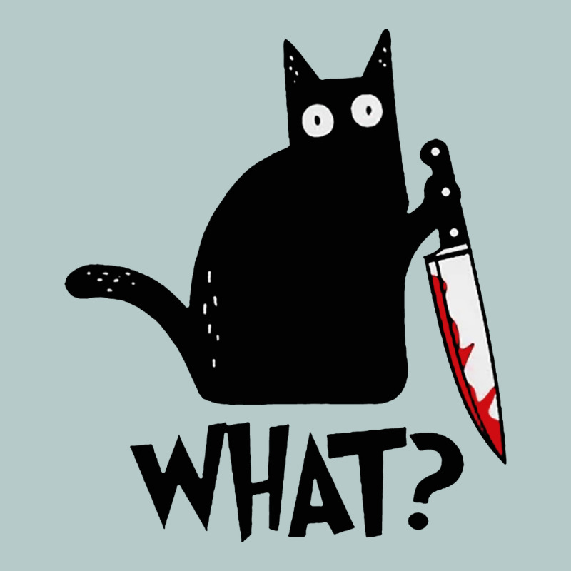 Halloween Cat With Knife What Heavy Core Tee by linhVisuals | Teevron