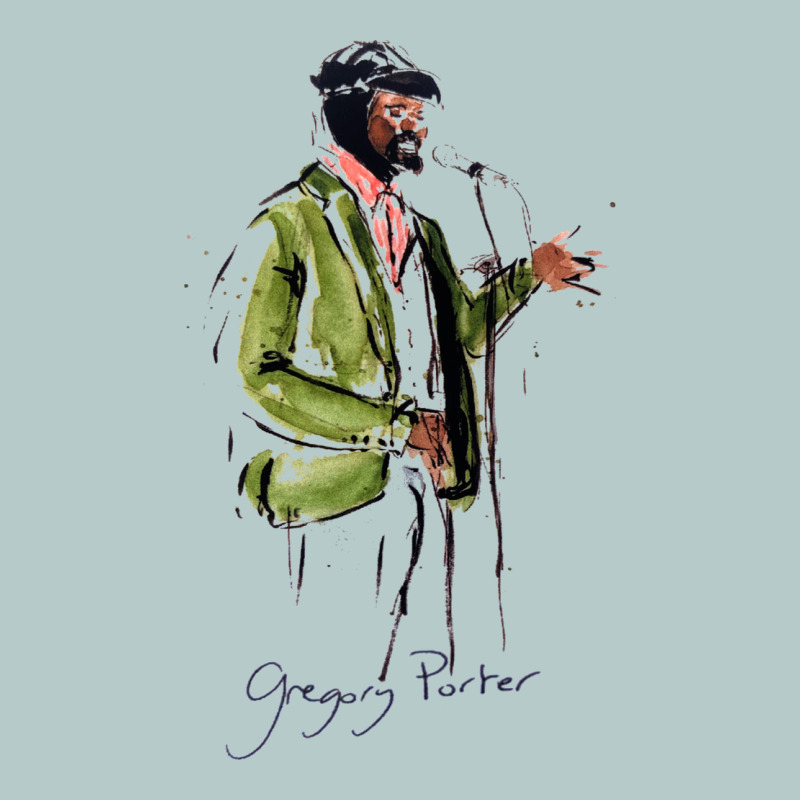 Gregory Porter Jazz Music Heavy Core Tee by linhVisuals | Teevron