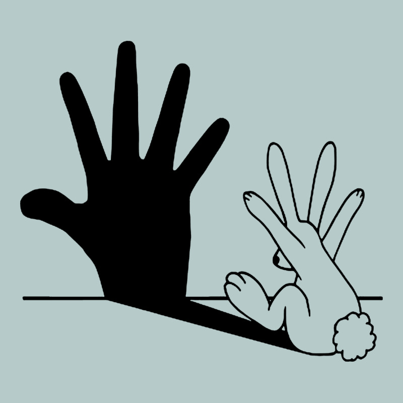 Rabbit Hand Shadow Heavy Core Tee by linhVisuals | Teevron