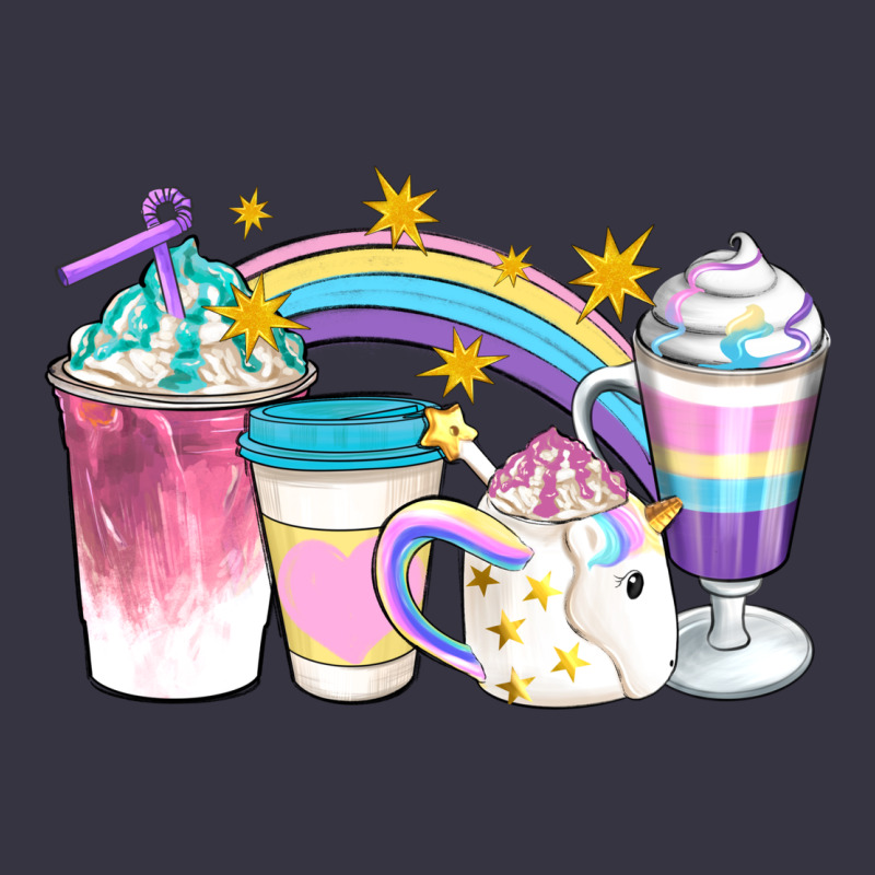 Unicorn Coffee Cups Vintage Hoodie by Artiststas | Teevron