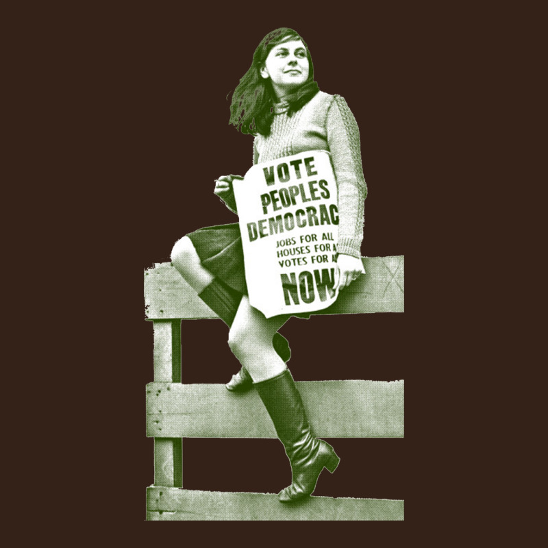 Bernadette Devlin Retro Irish Fanart Heavy Core Tee by linhVisuals | Teevron