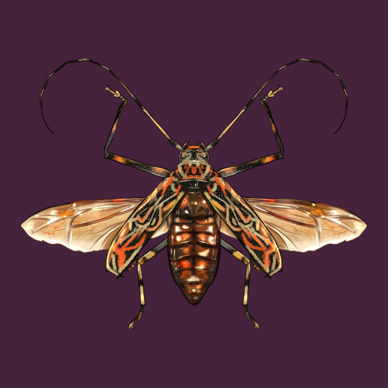 Acrocinus Beetle With Wings Long Sleeve Tee by LillyAllenDesigns | Teevron