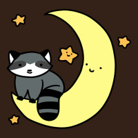 Crescent Moon Raccoon Heavy Core Tee | Teevron