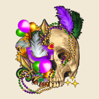 Mardi Gras Skull Premium Tee | Teevron