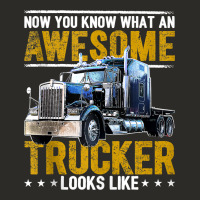 Awesome Trucker Big Rig Semi Trailer Truck Driver Gift Men Tank Top Heavy Core Tee | Teevron