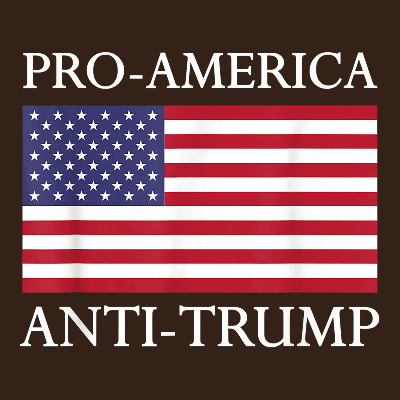 Pro America Anti Trump Shirt   American Usa Flag Resist T Shirt Heavy Core Tee by linhVisuals | Teevron