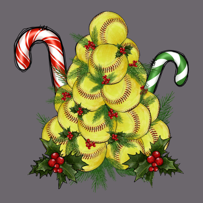 Softball Christmas Tree Premium Sweatshirt by RanaPortraitStore | Teevron