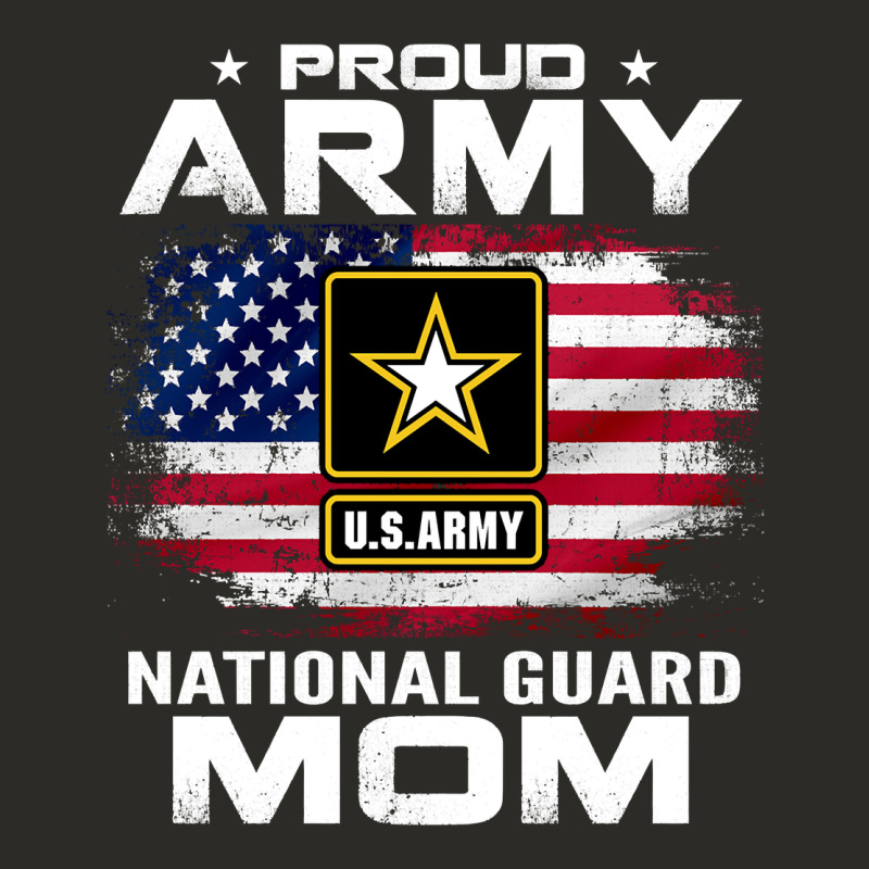Proud Army National Guard Mom With American Flag Gift Pullover Hoodie Heavy Core Tee by linhVisuals | Teevron