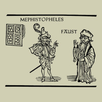 Doctor Faustus Vintage Illustration Design Heavy Core Tee | Teevron