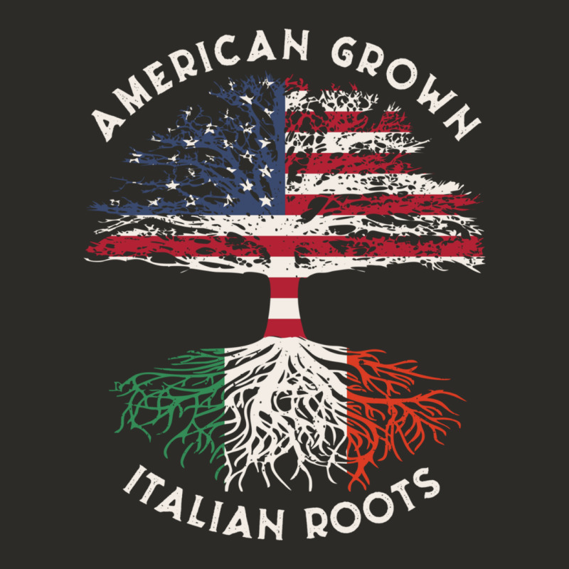 American Grown Italian Roots Usa Italy Flag Tree Heavy Core Tee by linhVisuals | Teevron