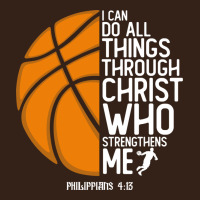 Christian Basketball I Can Do All Things Through Christ Philippians 41 Heavy Core Tee | Teevron