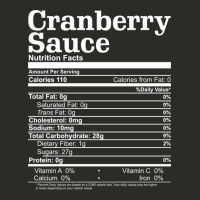 Cranberry Sauce Nutrition Facts Funny Thanksgiving Christmas Food Nutr Heavy Core Tee | Teevron
