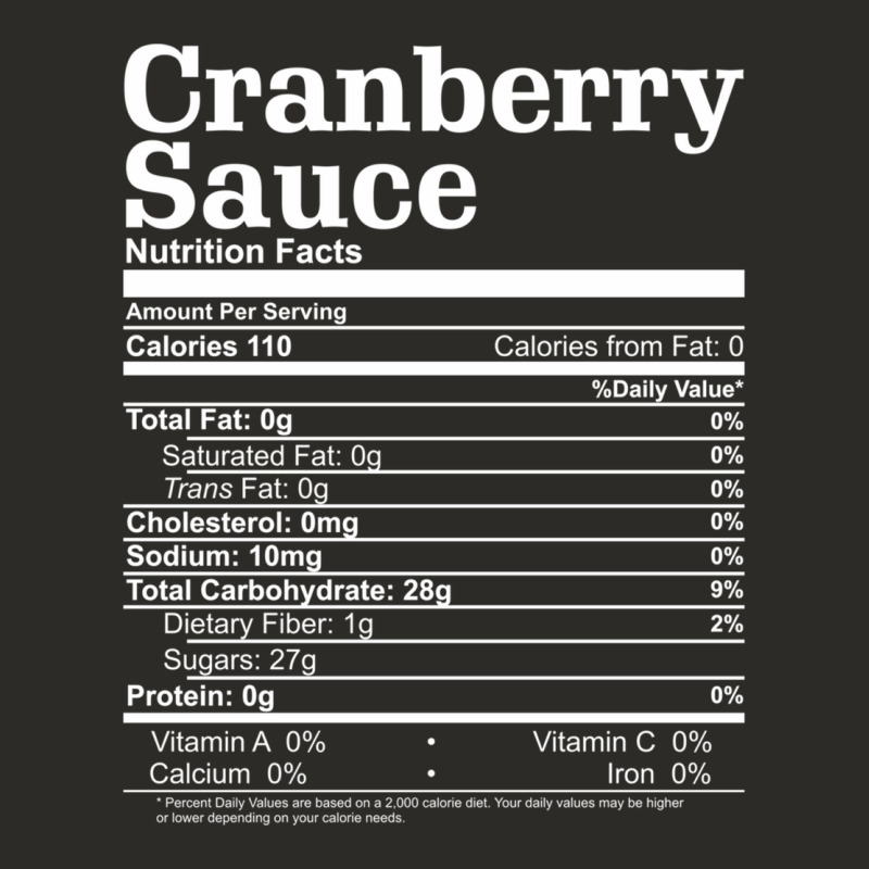 Cranberry Sauce Nutrition Facts Funny Thanksgiving Christmas Food Nutr Heavy Core Tee by linhVisuals | Teevron