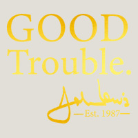 Good Trouble John Lewis Signature Heavy Core Tee | Teevron