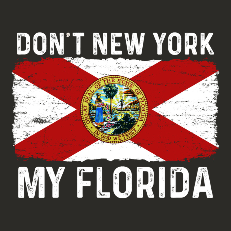 Don't New York My Florida Vintage Flag Funny Saying Gift Heavy Core Tee by linhVisuals | Teevron