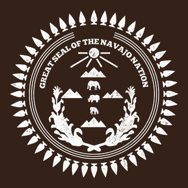 Great Seal Of The Navajo Nation Faded Style Design Heavy Core Tee by linhVisuals | Teevron