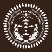 Great Seal Of The Navajo Nation Faded Style Design Heavy Core Tee | Teevron