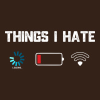 Funny Things I Hate Low Battery And Wifi Connection Heavy Core Tee | Teevron