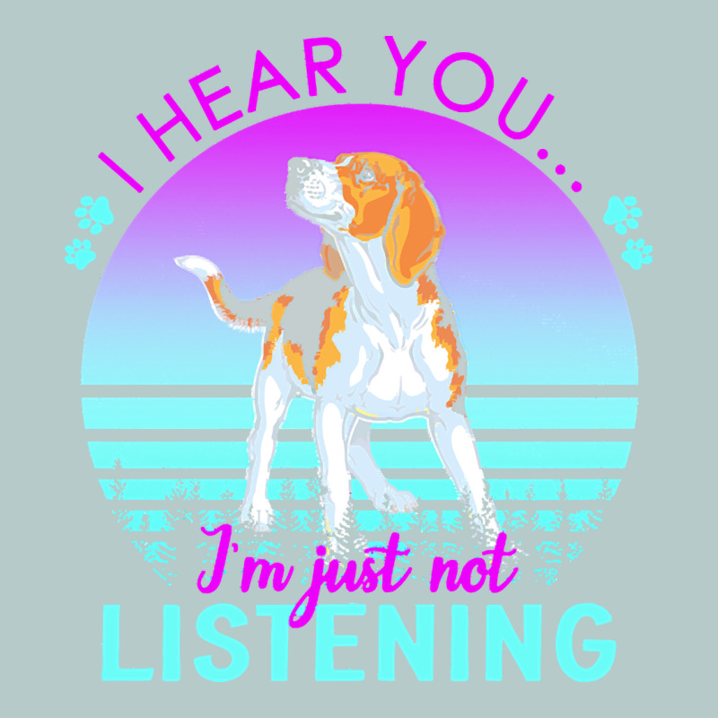 Beagle T  Shirt I Hear You I'm Just Not Listening Beagle Lover T  Shir Heavy Core Tee by linhVisuals | Teevron