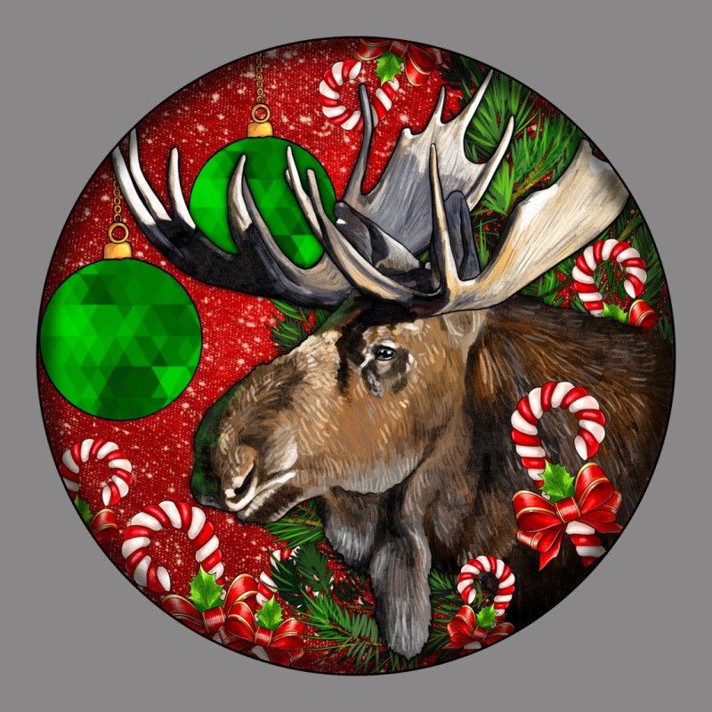 Moose Buck Deer Christmas Vintage Tee by LillyAllenDesigns | Teevron