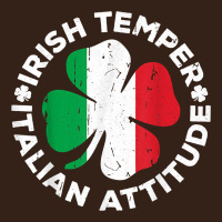 Irish Temper Italian Attitude T Shirt St Patrick's Day T Shirt Heavy Core Tee | Teevron