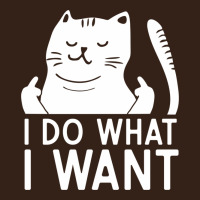 I Do What I Want Cat Giving A Finger Funny Middle Finger Rude Graphic Heavy Core Tee | Teevron
