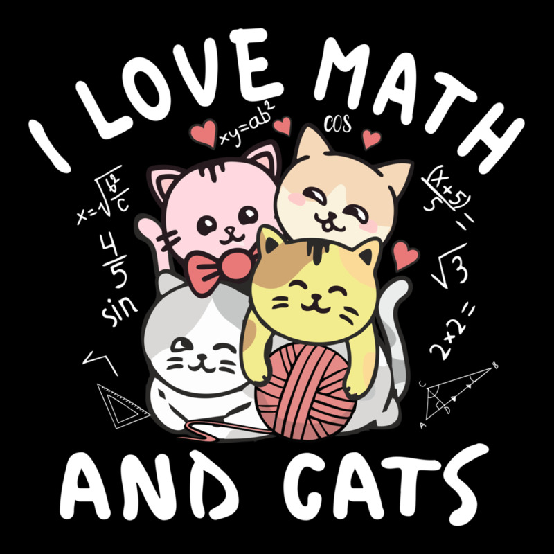 I Love Math And Cats Mountain Heart Mathematics Lover Gifts Cute And F Heavy Core Tee by linhVisuals | Teevron