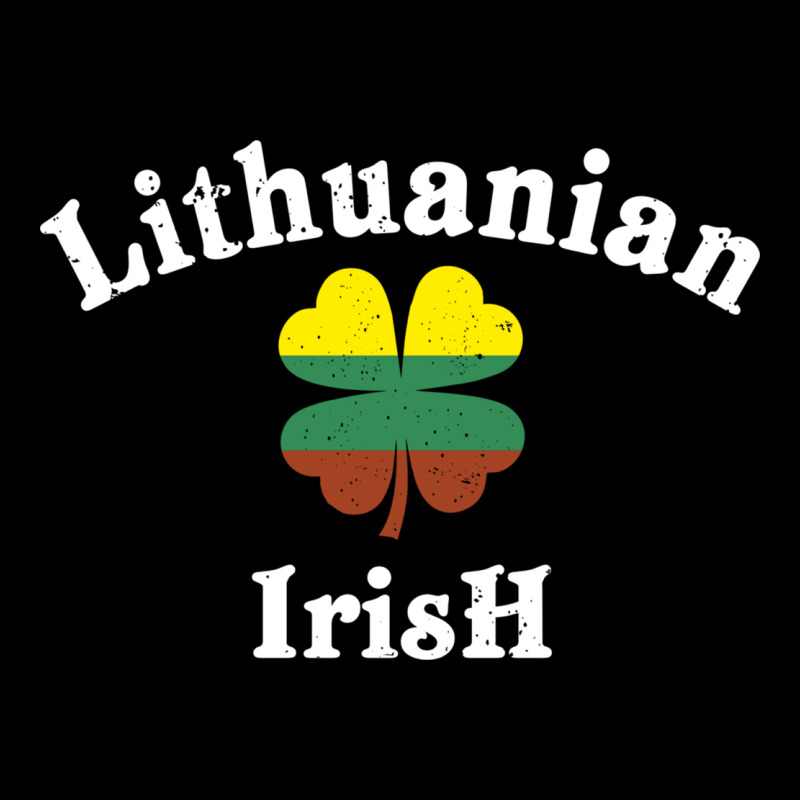 Lucky Lithuanian Irish Flag Shamrock Leaf St Patricks Day Heavy Core Tee by linhVisuals | Teevron