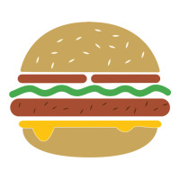 vintage burger print | Teevron