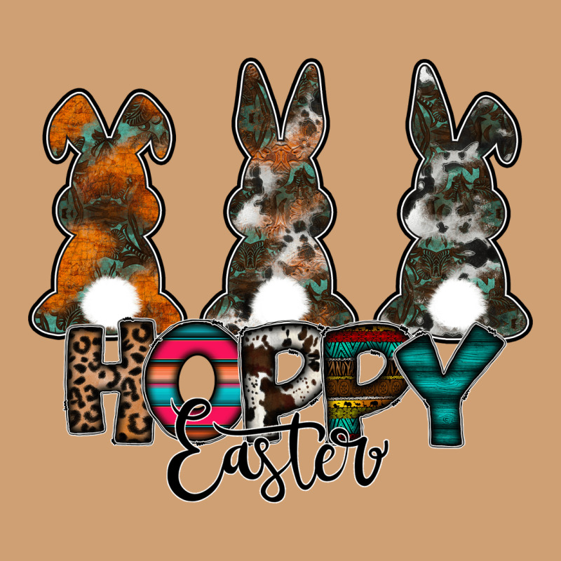 Hoppy Easter Vintage Tee by CowhideDigitalArt | Teevron