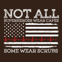 Nurses Not All Superheroes Wear Caps Some Wear Scrubs Nurse Supportive Heavy Core Tee | Teevron