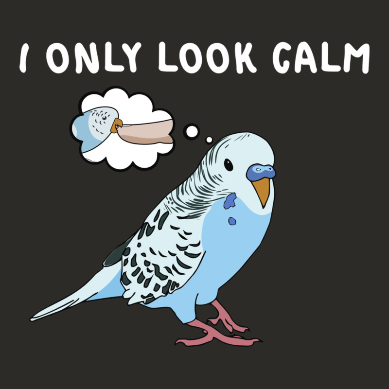Parakeet Bird Biting Finger Funny I Only Look Calm Heavy Core Tee by linhVisuals | Teevron