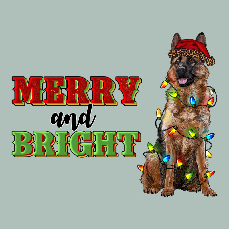 Merry And Bright German Shepherd Heavyweight Hoodie by RanaPortraitStore | Teevron