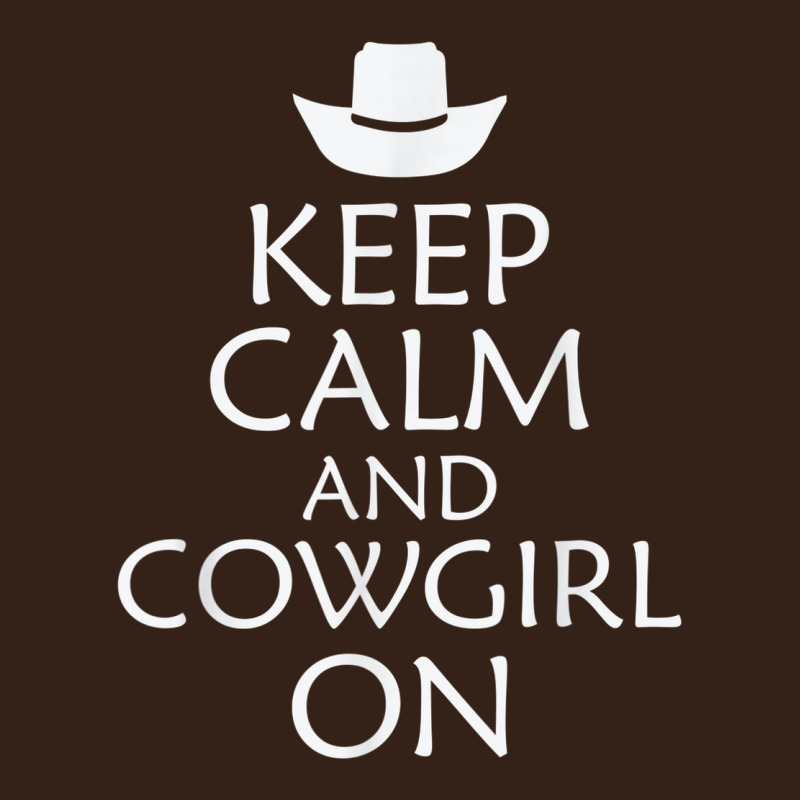Keep Calm And Cowgirl Horse Heavy Core Tee by linhVisuals | Teevron