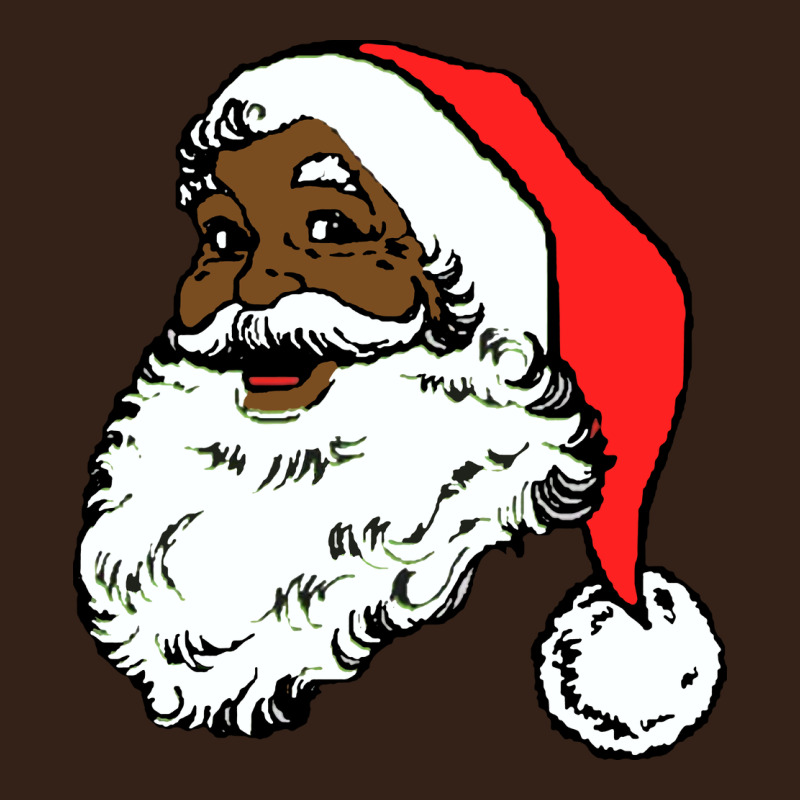 Black Santa Claus Christmas Heavy Core Tee by linhVisuals | Teevron