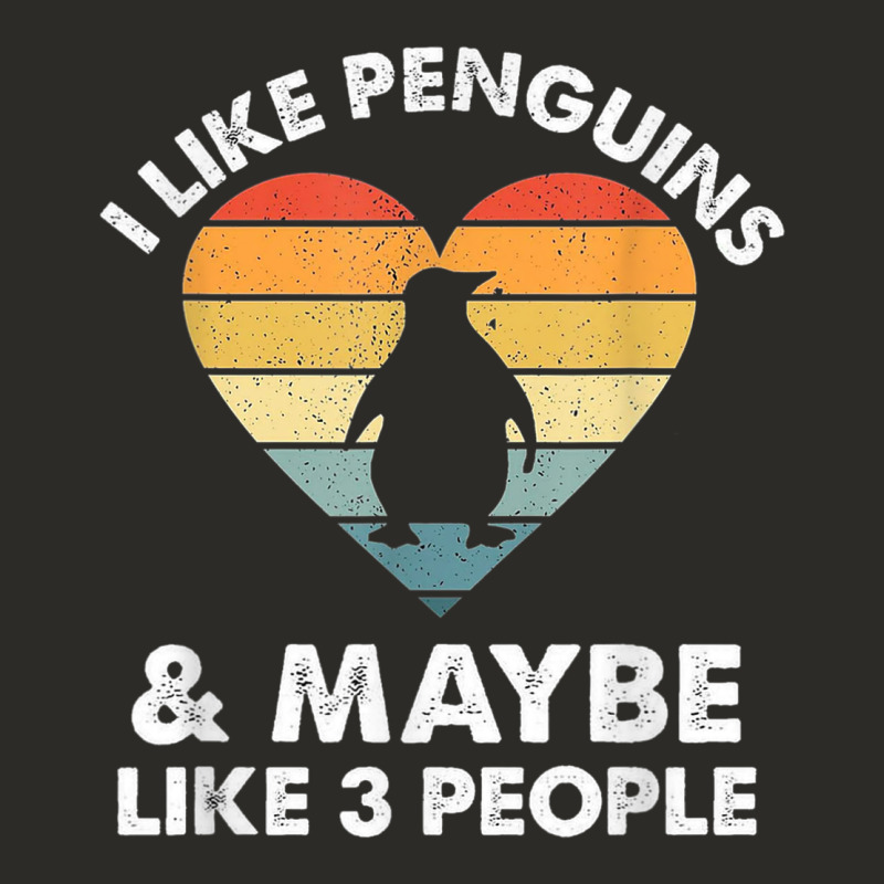 I Like Penguins And 3 People Vintage Heavy Core Tee by linhVisuals | Teevron