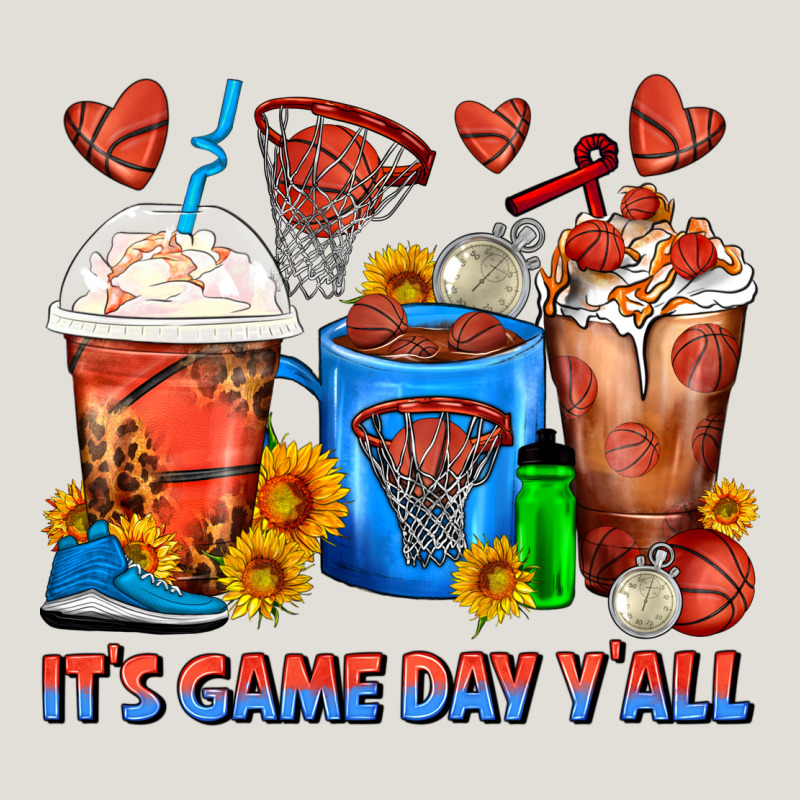 It's Game Day Y'all Basketball Coffee Cups Heavy Core Tee by FaDigitalArtStudio | Teevron