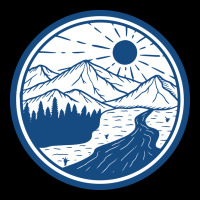 River Mountain Badge Heavy Core Tee | Teevron