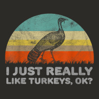 Funny I Just Really Like Turkeys Thanksgiving Heavy Core Tee | Teevron