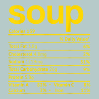 Soup Nutrition Facts Funny Thanksgiving Christmas Food Heavy Core Tee | Teevron
