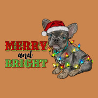 Merry And Bright French Bulldog Heavyweight Hoodie | Teevron