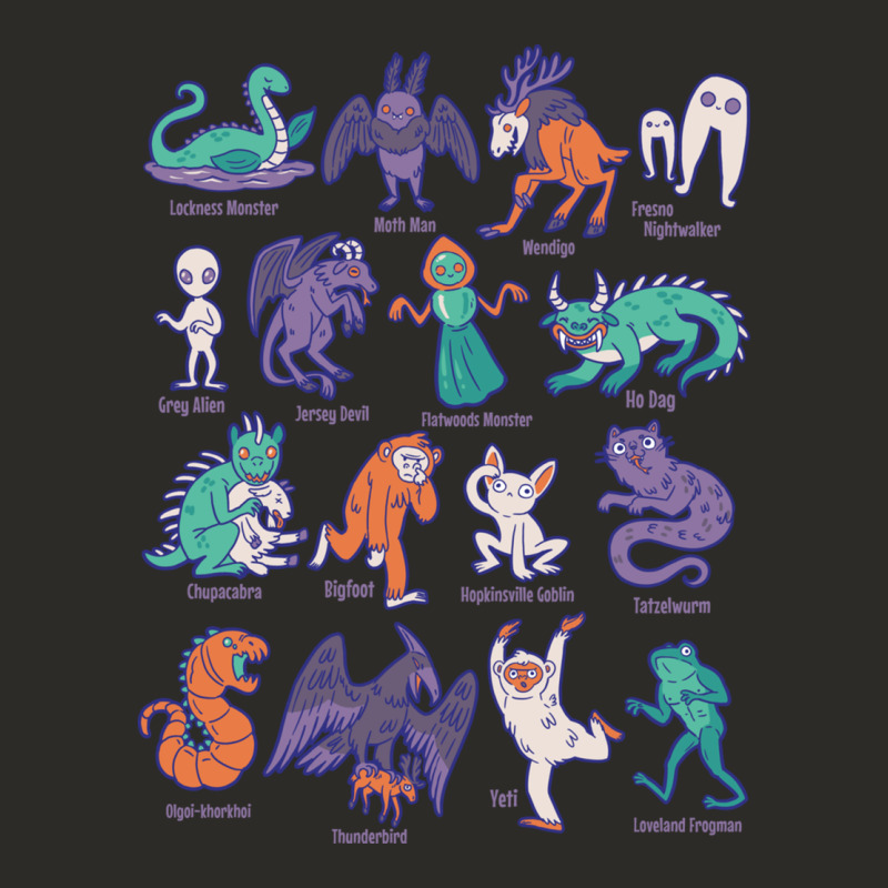 Cryptid Creatures   Mythology Heavy Core Tee by linhVisuals | Teevron