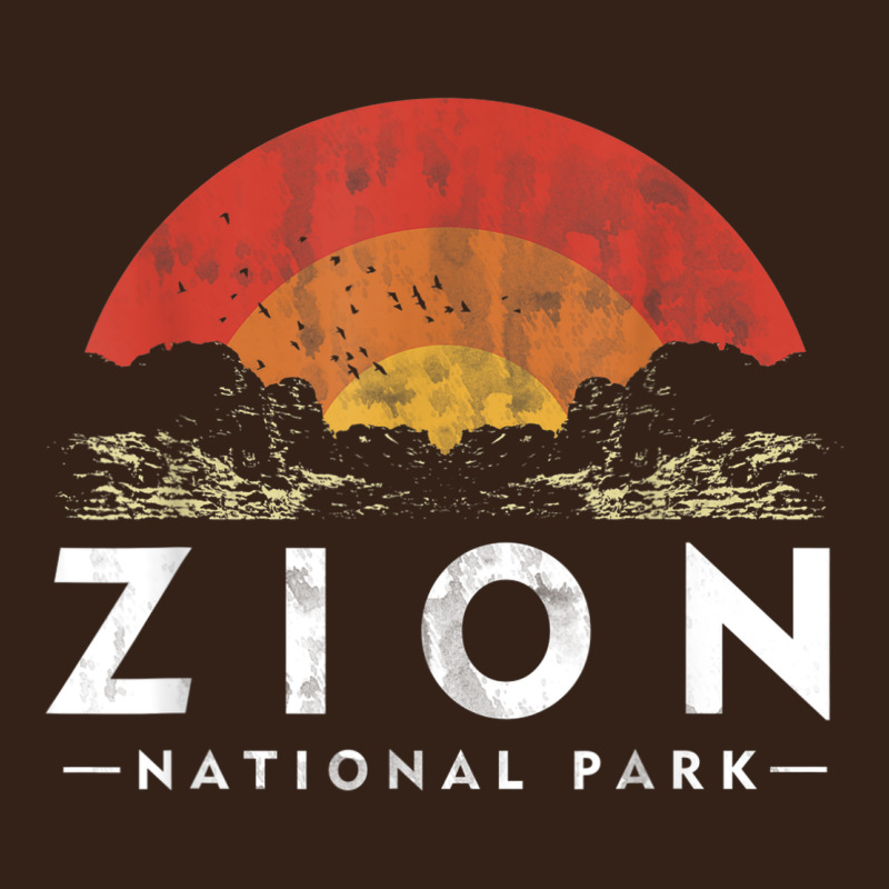 Retro Zion National Park Us Vintage Utah Adventure Hiking Heavy Core Tee by linhVisuals | Teevron