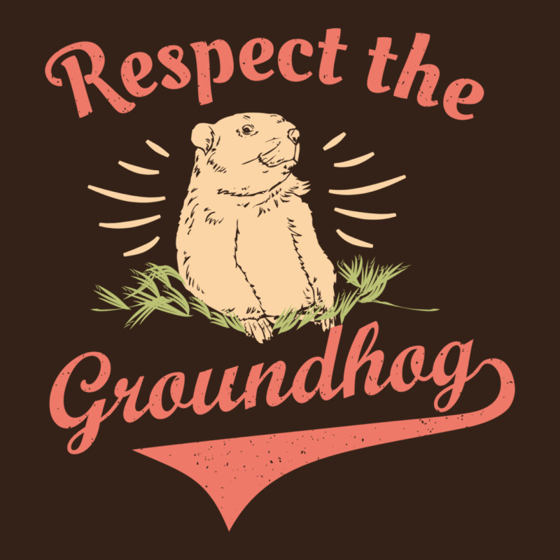 Respect The Groundhog Happy Groundhog Day Vintage Heavy Core Tee by linhVisuals | Teevron