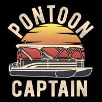 Retro Pontoon Captain Of The Boat Funny River Cruising Gift For Pontoo Heavy Core Tee | Teevron