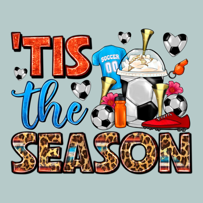Tis The Season  Soccer  Frappe Coffee Heavy Core Tee by FaDigitalArtStudio | Teevron